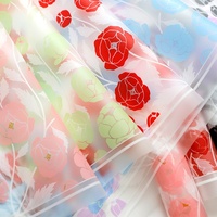 Papier d'emballage pour fleurs, cellophane semi-transparent, imperméable, bouquet DIY, papier d'emballage cadeau, vente en gros