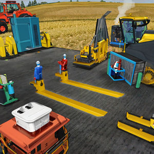 Tugas berat 6600 Lbs kapasitas penjepit palet garpu traktor ember lampiran pemuat depan untuk mesin pertanian selip Steer - Product Image 6