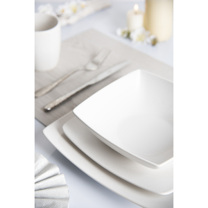 Assiettes à soupe Excelsa, lot de 6, Eclipse, 17,5 cm, blanches - Product Image 3