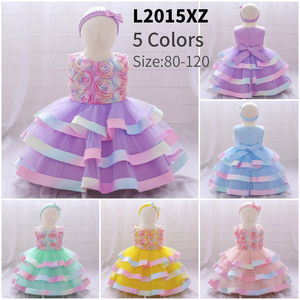 Robes d'é<span class=keywords><strong>t</strong></span>é pour filles Meiqiai, nouveaux modèles, dernières tendances, motif africain, robe de fête fleurie, robes de soirée imprimées pour enfants L2015xz - Product Image 3