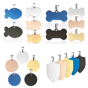 Fabricante al por mayor de silicona mental personalizada Xvideo etiquetas de identificación de perro <span class=keywords><strong>collar</strong></span> de acero inoxidable para grabado - Product Image 6