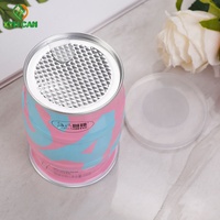 Boîte en métal miniature de 100 g pour grains de café avec logo personnalisé