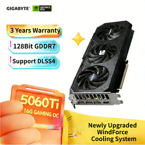 NUEVA Tarjeta Gráfica GIGABYTE GDDR7 GeForce RTX 5060Ti 16G GAMING OC, Componentes para Computadora de Escritorio para Juegos, en Stock - Product Image 1