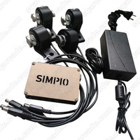 Simulateur de course USB Plug-and-Play Cockpit avec kit de volant Pilotes de jeu universels à vibration pour pédale d'intérieur
