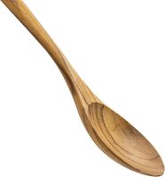 Cuillère en bois naturel pour la cuisine, lavage à la main uniquement, écologique, durable, vaisselle de table