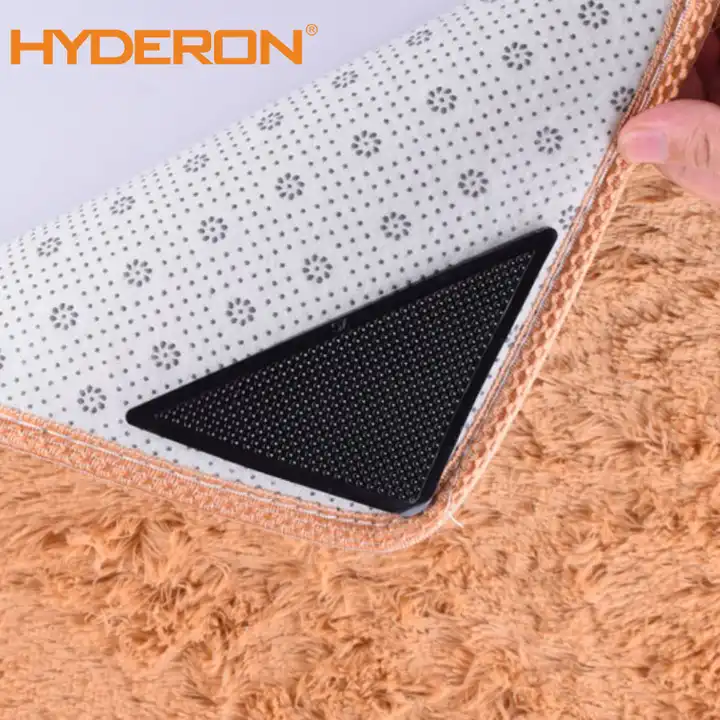 Custom Size Washable Non-Slip Rugged Carpet Gripper Magic Accessories  Reusable Triangle Pads