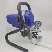 Alat Semprot Cat Airless Listrik Efisiensi Tinggi 3000PSI 850W 220/110V untuk DIY dan Komersial, Mesin Pengecatan Dinding Rumah dan Pagar