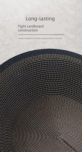 白黄色の猫用ベッド 猫用爪とぎボード 大直径 耐摩耗性段ボール紙 爪を傷つけない - Product Image 6