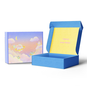 Bio-degradable Foldable Corrugated Cardboard Folders Embossing Option Customizable Color Design for Kids' Birthday <b>Parties</b> Gift - Product Image 2
