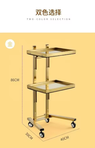 Nuevo Producto en Oferta, Carrito Móvil de Alta Calidad para Salón de Belleza, Tienda de Masajes, Barbería - Product Image 3