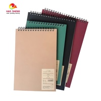 Carnet d'exercices à feuilles mobiles A4/A5 épaissi, reliure spirale, couverture souple, format personnalisable, plastifié, pour l'école