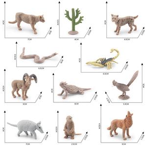 11 pezzi animali del deserto PVC figurine giocattoli educativi di esplorazione della natura per i bambini - Product Image 3