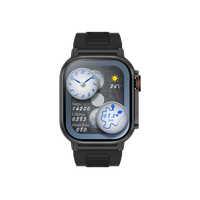 Jam Tangan Pintar V5 1000 Mah Baterai Besar Android Layar Ultra HD 2 Inci Perangkat Pintar Tahan Air untuk Pria Wanita