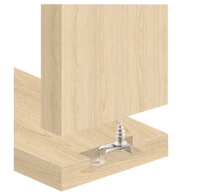 Accesorios de muebles de metal Soporte de estante oculto Pasadores de soporte de estante Tipo de tornillo - Product Image 2