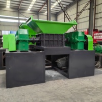 Équipement à double arbre pour machine de broyage de carton, de bouteilles en plastique, de textiles, de déchets recyclés et de bois