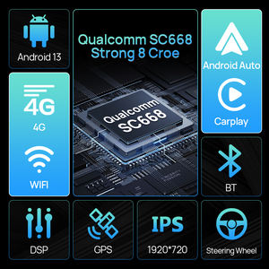 Android 13 Carplay Pour <span class=keywords><strong>Audi</strong></span> <span class=keywords><strong>A4</strong></span> A4L <span class=keywords><strong>B8</strong></span> 2008 - 2016 8.8 pouces Voiture Stéréo WIFI 4G SIM BT Système Écran GPS Navigation Auto Radio - Product Image 2