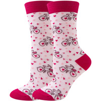 Chaussettes fantaisie mi-mollet pour femmes et hommes, motif animaux de dessin animé mignons et colorés, tendance automne-hiver