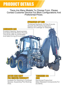 Nhà Máy Giá kết thúc trước <span class=keywords><strong>loader</strong></span> 4x4 backhoe <span class=keywords><strong>loader</strong></span> Land san lấp mặt bằng bánh xe nhỏ <span class=keywords><strong>loader</strong></span> Nâng Công suất 2.8 tấn - Product Image 3