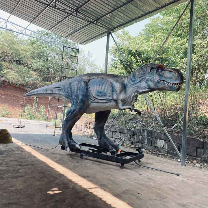 Dino Park Lifelike Animatronics Dinosaur Mechanical Animals Model With Sound