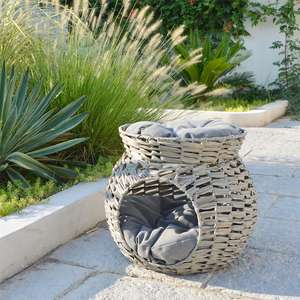 인기 판매 맞춤형 따뜻하고 부드러운 직조 강아지 침대 편안한 실내 애완견 고양이 소파 침대 - Product Image 1