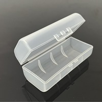 Boîtier de batterie transparent givré à cellule unique 26650 pour l'électronique grand public