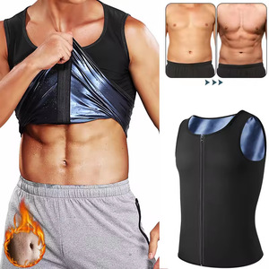 Gilet sportivo per il Fitness da uomo con cerniera corsetto per il corpo della casa <span class=keywords><strong>tuta</strong></span> <span class=keywords><strong>dimagrante</strong></span> per la <span class=keywords><strong>Sauna</strong></span> all'ingrosso - Product Image 5