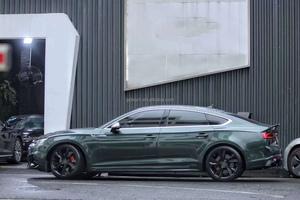 Kit carrozzeria RS5 per aggiornamento Audi <span class=keywords><strong>2017</strong></span> + <span class=keywords><strong>A5</strong></span> a RS5 paraurti anteriore auto griglia laterale gonna diffusore suggerimenti - Product Image 4