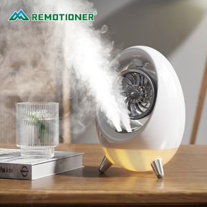 Ventilateur de table portable rechargeable par USB de haute qualité 2026 avec brumisateur d'eau rafraîchissant - Product Image 3