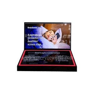 Exhibidor de Productos Electrónicos de Acrílico al por Mayor con Iluminación LED, Vitrina de Mostrador Personalizable - Product Image 1