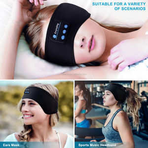عصابة رأس بسماعات بلوتوث 6.0، عصابة رأس موسيقية للنوم والرياضة، وعصابة رأس ماصة للعرق للرياضات الخارجية والنوم - Product Image 6