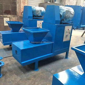 Kokosnuss schalen zweige hinterlassen eine kleine Holzkohle brikett maschine aus Pappe - Product Image 5