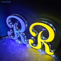 Enseignes lumineuses LED d'extérieur Casoon neuves avec garantie d'un an, tension d'entrée 12V