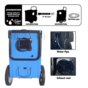 Chine Usine IRONMEN 90L Energy Star Déshumidificateur-860W Ultra silencieux avec pompe de <span class=keywords><strong>vidange</strong></span> automatique pour entrepôt/<span class=keywords><strong>garage</strong></span>/sous-sol - Product Image 4