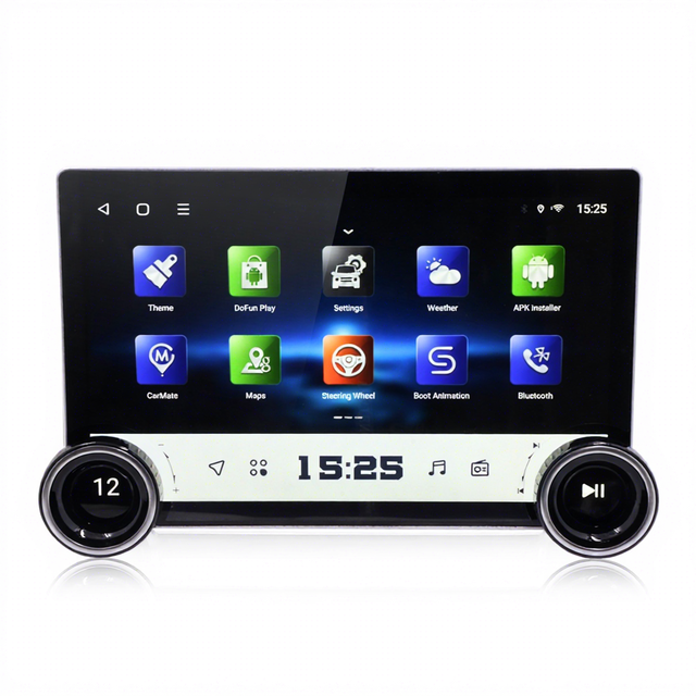 9Inch 2K HD QLED Touch Screen 8-Core Android Auto CarPlay GPS OBD2 DSP 1 Year Warranty Multimedia Player Android Car Radio