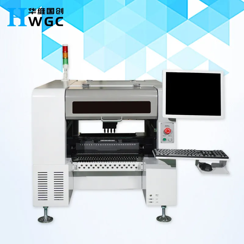 HWGC Smart and versatile SMT machine supports 44/50 feeders HW-T4-44F SMT SMD