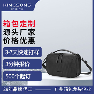 Kingsons Women's Crossbody <b>Bag</b> <b>Black</b> Water Resistant Multi Layered <b>Small</b> Messenger <b>Bag</b> For Everyday Use - Product Image 5