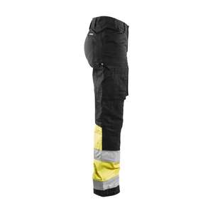 BLAKLADER - 716118119933D22 Pantalon haute visibilité pour femme avec stretch Noir/Jaune-EAN 7330509615836 HI-VIS WORKWEAR - Product Image 5