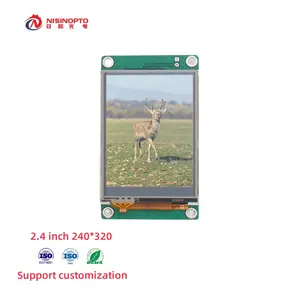Wholesale 2.4" HMI display 240*320 resolution TFT LCM with all view touch LCD screen HMI embedded Display