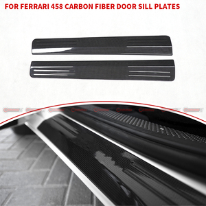 Latest New Design OEM Style <b>Car</b> Auto Parts Dry Carbon Fiber <b>Car</b> Welcome <b>Pedal</b> for Ferrari 458 - Product Image 1