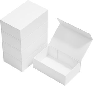 Logotipo personalizado de lujo de cartón reciclable caja de imán rígido de embalaje de papel plegable caja de regalo magnética con tapa magnética - Product Image 6