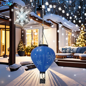 Lanterne solaire suspendue <span class=keywords><strong>Arden</strong></span> Garden Patio Pathway LED à lumière vacillante, en forme de montgolfière, étanche, à intensité variable, pour les fêtes - Product Image 1