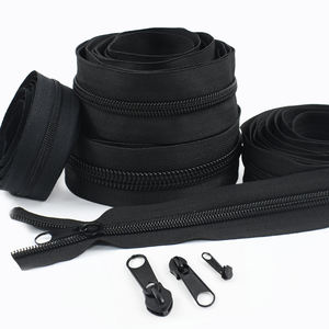 Deepleel ZA209 kualitas tinggi nilon tebal tarik kepala nilon ritsleting penutup Quilt tenda bagasi ritsleting Aksesori ritsleting - Product Image 1