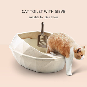 Vaso sanitário para gato com espaço grande - Product Image 2