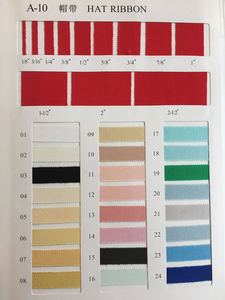 Imalatı toptan 1 inç pembe renk Yumuşak Grogren Rayon Pamuk Viskon Şerit Şapka ve giysi ve hediye paketleri - Product Image 6