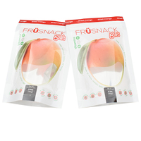 Emballage personnalisé en sachet refermable brillant pour aliments congelés, fruits secs, sachet en aluminium, fermeture éclair en plastique, sachet en mylar debout
