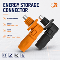 Connecteur de batterie 1500V à branchement rapide, courant élevé 200A-300A, connecteur de borne de batterie à branchement rapide pour système d'énergie solaire