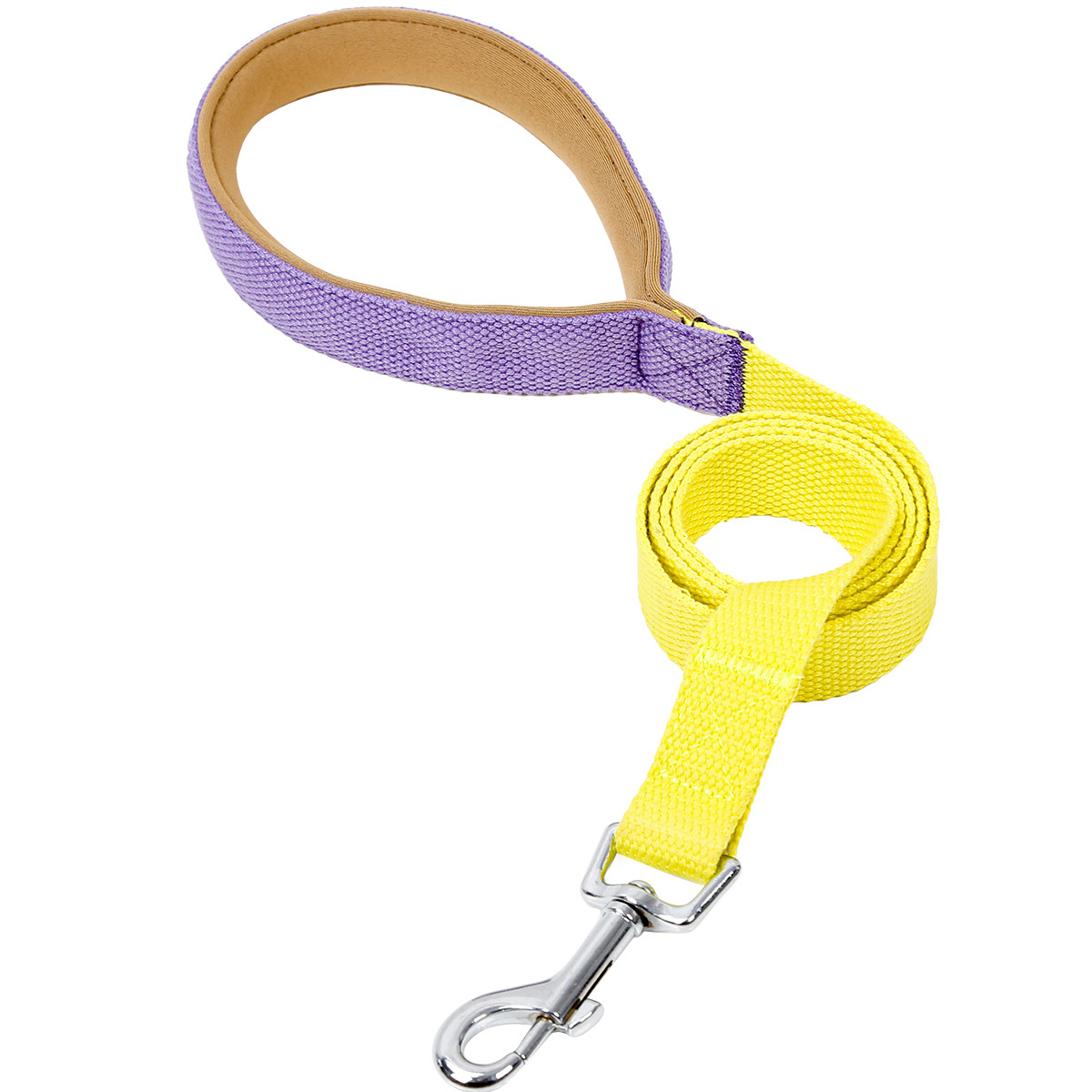 GUINZAGLIO VIOLA GIALLO