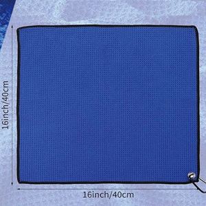 Toalla Deportiva de Golf Personalizada con Patrón de Waffle de Microfibra, Bordada, Regalos para Padrinos de Boda, Toalla Plegable Triple Personalizada, Promocional Deportiva - Product Image 4