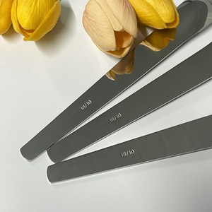ช้อนไอศกรีมสแตนเลส 316L หัวแบน ช้อนขนมหวาน ปลอดภัยสำหรับอาหาร สีเงิน - Product Image 2