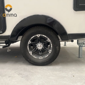2024 Caravana en forma de lágrima personalizada Barato Mejor Fabricación asequible <span class=keywords><strong>750kg</strong></span> Mini Camper Rv personalizado de venta al por mayor Road Teardrop - Product Image 4